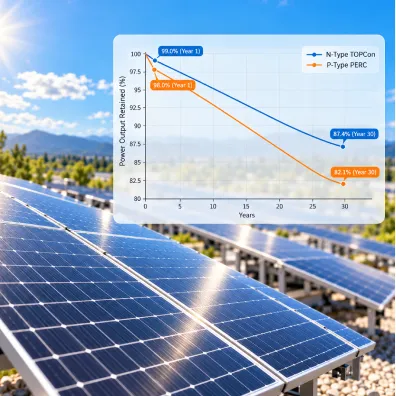 Solar Panel Degradation: Why N-Type TOPCon Holds Output Longer
