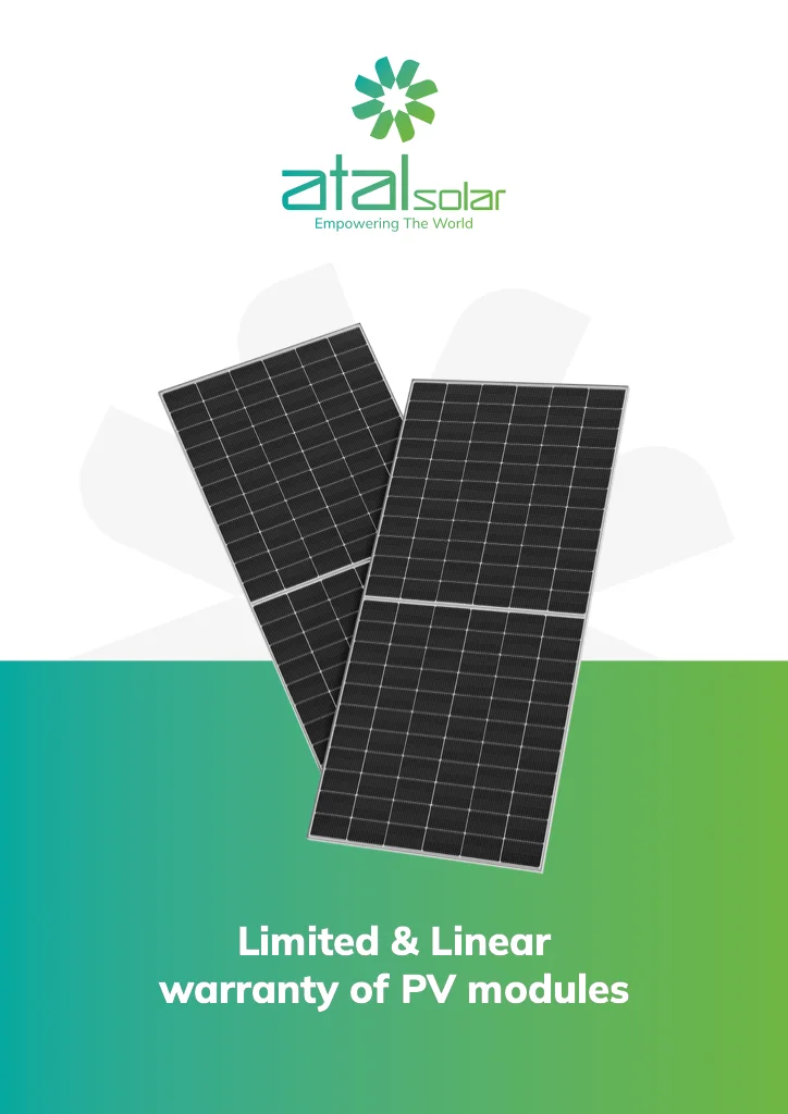 Limited & Linear warranty of PV modules